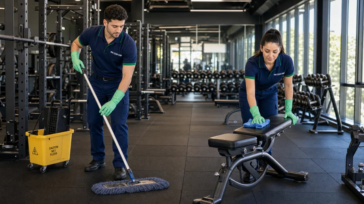 Professional gym cleaning services Parramatta - Clean fitness facility